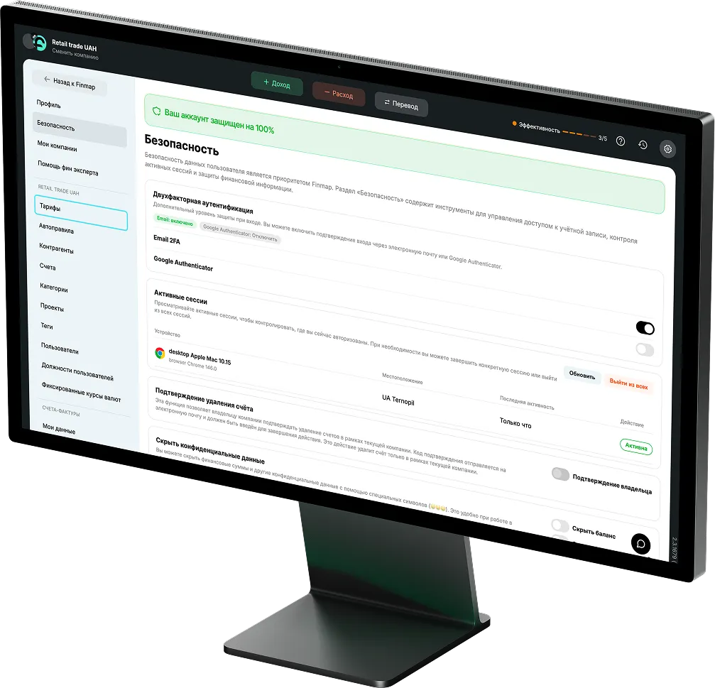 Finmap security